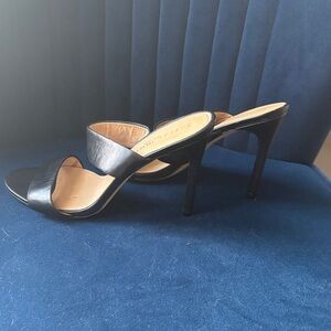 Bettye Muller Black Strappy Heels